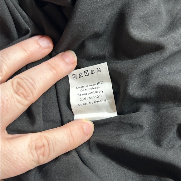 Elegant Black Sheer Polka Dot Top - Picture 11 of 11